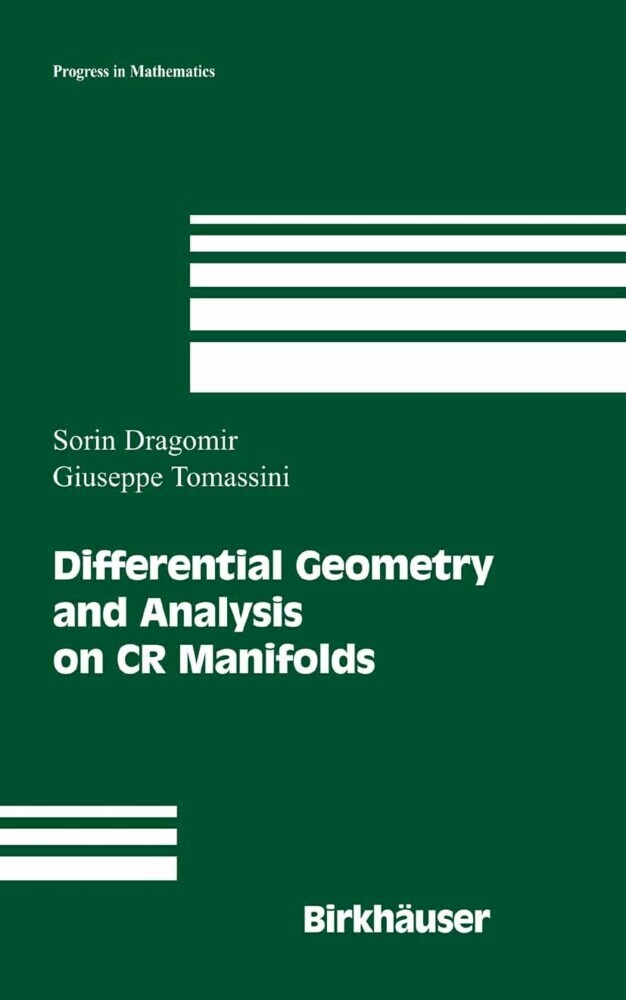 Differential Geometry and Analysis on CR Manifolds main product photo