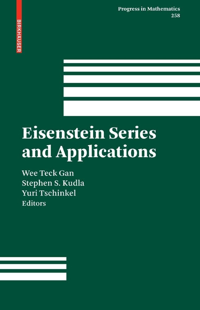 Eisenstein Series and Applications main product photo
