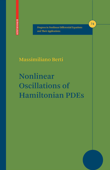 Nonlinear Oscillations of Hamiltonian PDEs main product photo