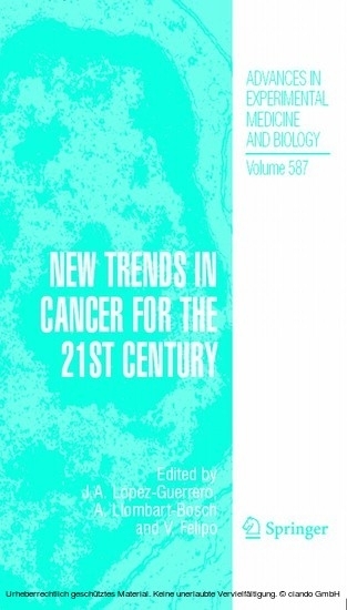 New Trends in Cancer for the 21st Century main product photo