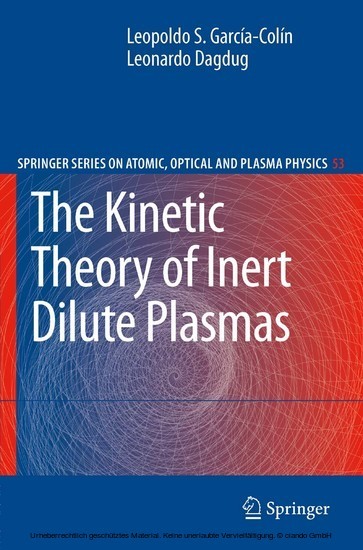 The Kinetic Theory of Inert Dilute Plasmas main product photo