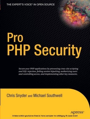 Pro PHP Security