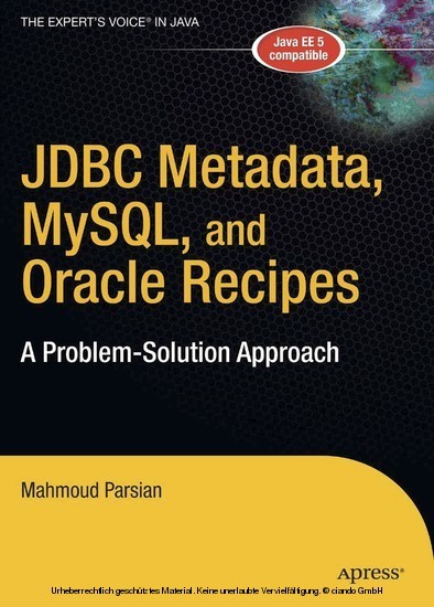 JDBC Metadata, MySQL, and Oracle Recipes main product photo