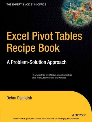 Excel Pivot Tables Recipe Book