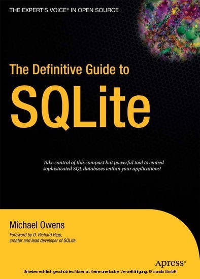 The Definitive Guide to SQLite main product photo