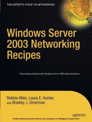 Windows Server 2003 Networking Recipes
