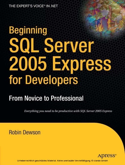 Beginning SQL Server 2005 Express for Developers main product photo
