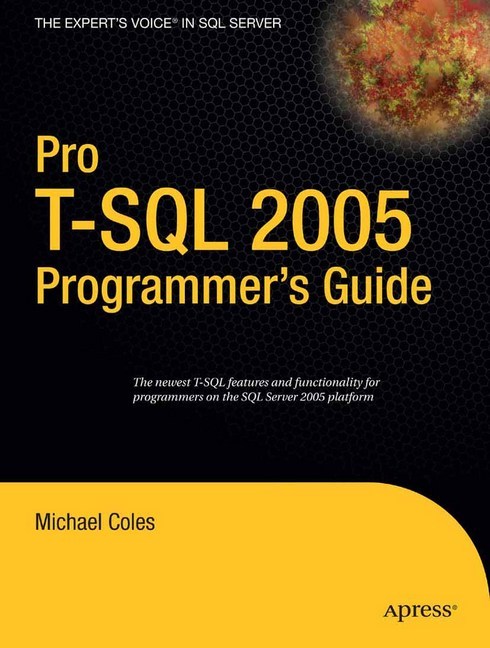 Pro T-SQL 2005 Programmer's Guide main product photo