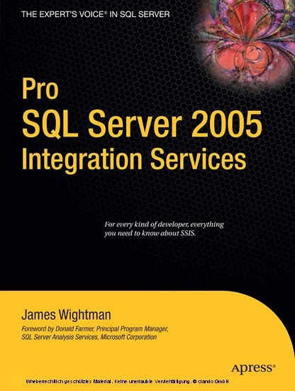 Pro SQL Server 2005 Integration Services main product photo