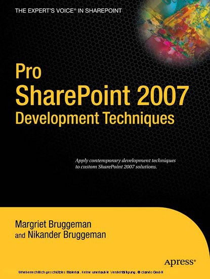 Pro SharePoint 2007 Development Techniques main product photo