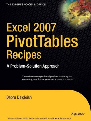 Excel 2007 PivotTables Recipes