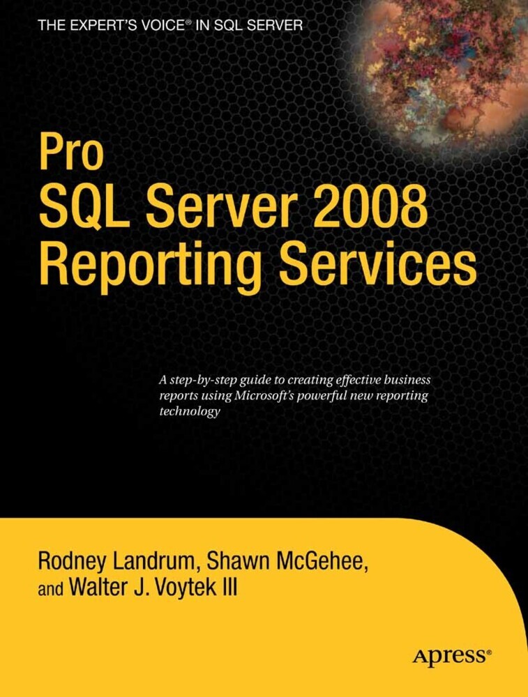 Pro SQL Server 2008 Reporting Services main product photo