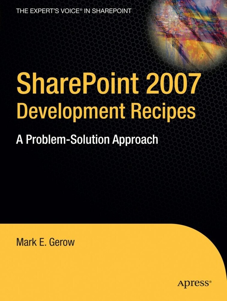 SharePoint 2007 Development Recipes main product photo