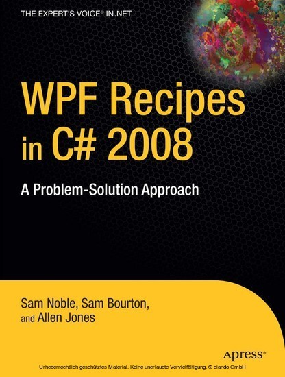 WPF Recipes in C# 2008 main product photo