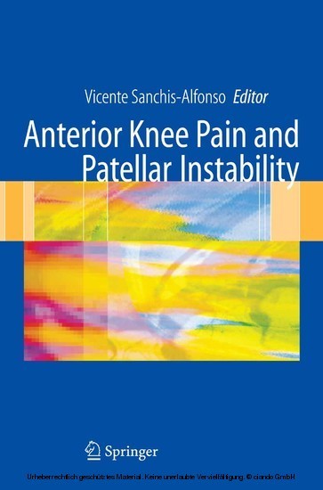 Anterior knee pain and patellar instability main product photo