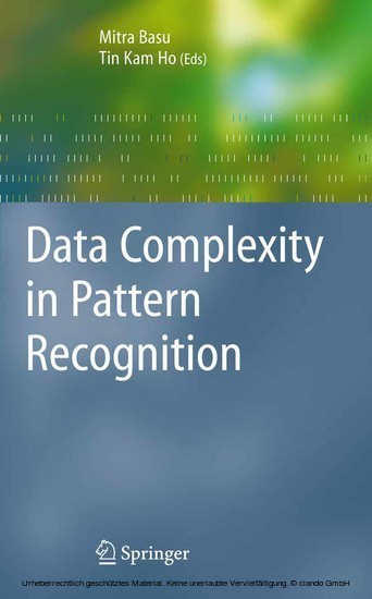 Data Complexity in Pattern Recognition main product photo