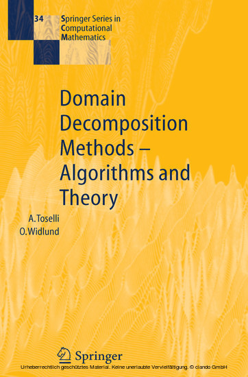 Domain Decomposition Methods - Algorithms and Theory main product photo