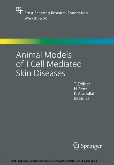 Animal Models of T Cell-Mediated Skin Diseases main product photo