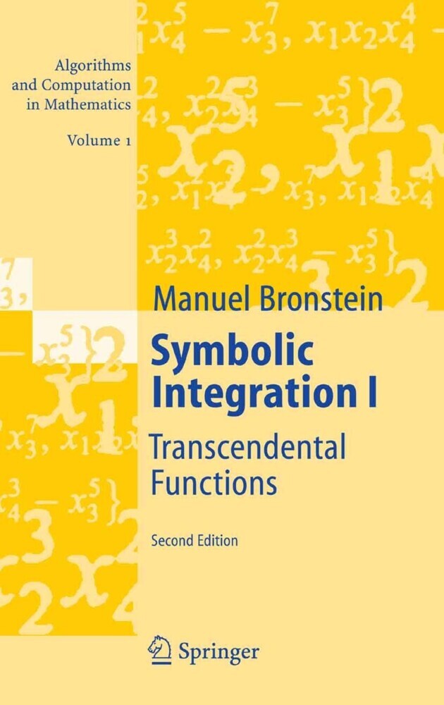 Symbolic Integration I main product photo
