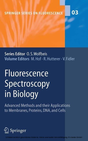Fluorescence Spectroscopy in Biology main product photo