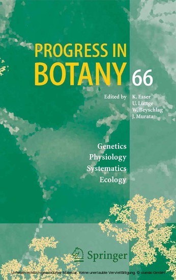 Progress in Botany 66 main product photo