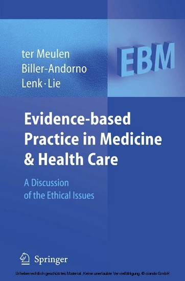 Evidence-based Practice in Medicine and Health Care main product photo