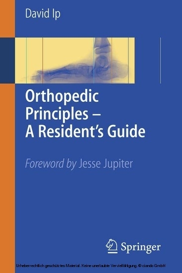 Orthopedic Principles - A Resident's Guide main product photo