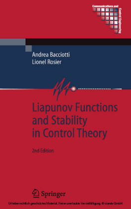 Liapunov Functions and Stability in Control Theory
