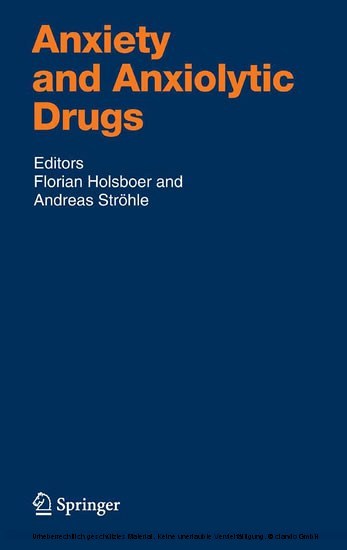 Anxiety and Anxiolytic Drugs main product photo