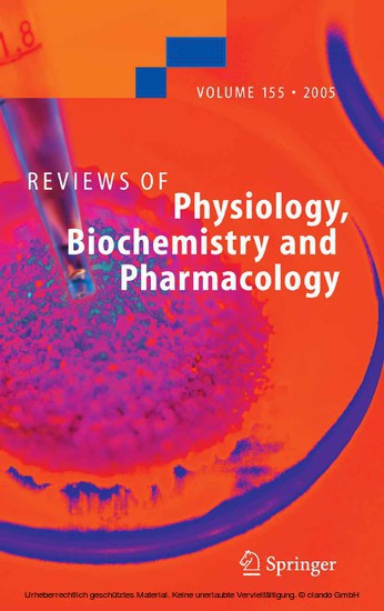 Reviews of Physiology, Biochemistry and Pharmacology 155 main product photo