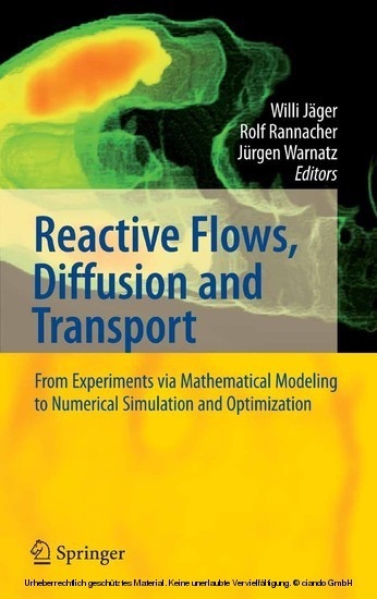 Reactive Flows, Diffusion and Transport main product photo