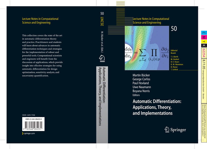 Automatic Differentiation: Applications, Theory, and Implementations main product photo