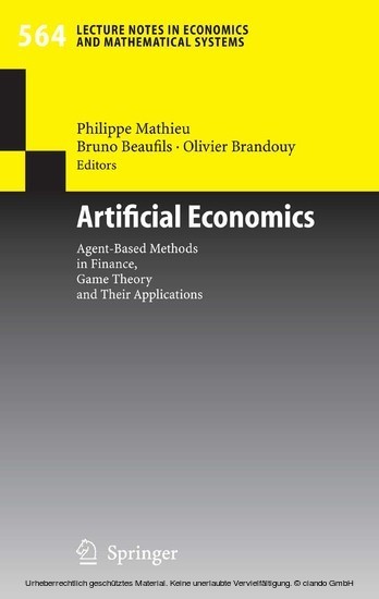 Artificial Economics main product photo