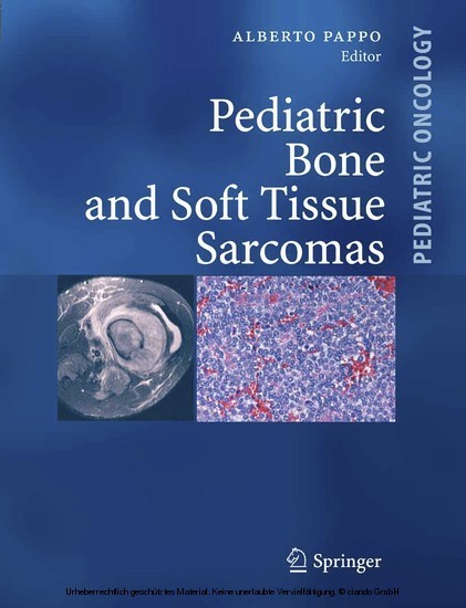 Pediatric Bone and Soft Tissue Sarcomas main product photo