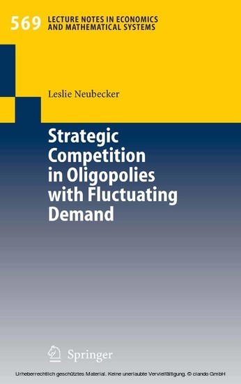 Strategic Competition in Oligopolies with Fluctuating Demand main product photo