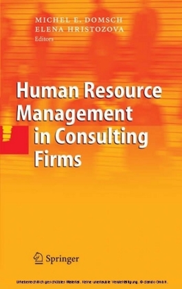 Human Resource Management in Consulting Firms