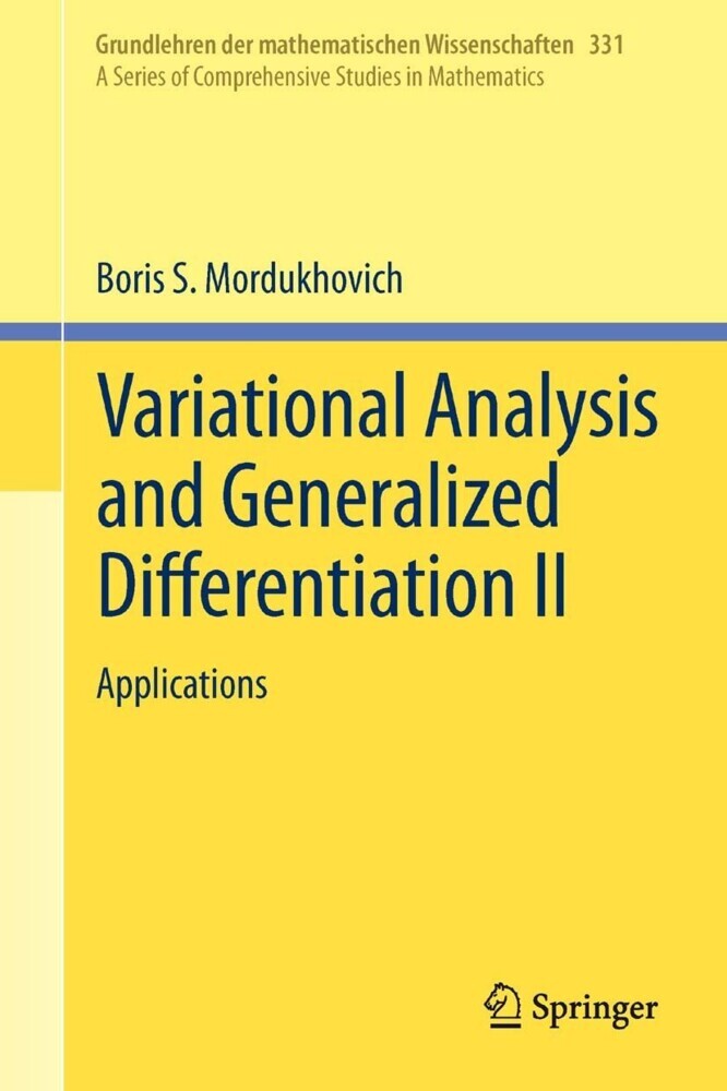 Variational Analysis and Generalized Differentiation II main product photo