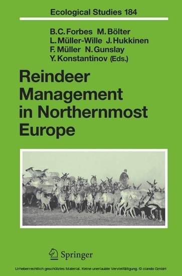 Reindeer Management in Northernmost Europe main product photo