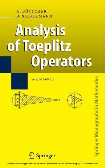 Analysis of Toeplitz Operators main product photo
