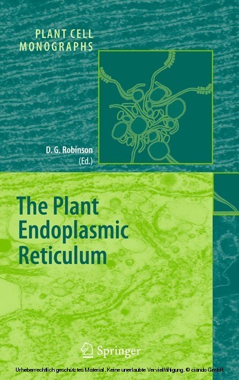 The Plant Endoplasmic Reticulum main product photo