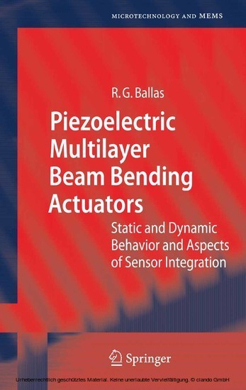 Piezoelectric Multilayer Beam Bending Actuators main product photo