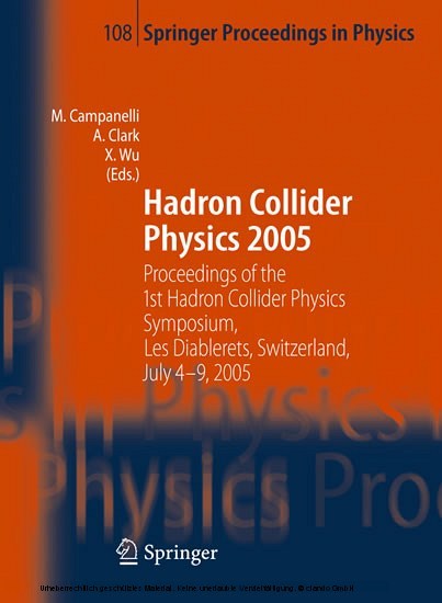 Hadron Collider Physics 2005 main product photo