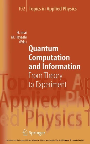 Quantum Computation and Information main product photo