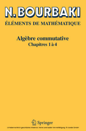 Algèbre commutative