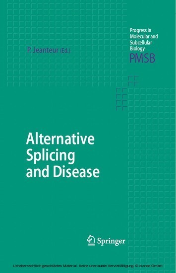 Alternative Splicing and Disease main product photo