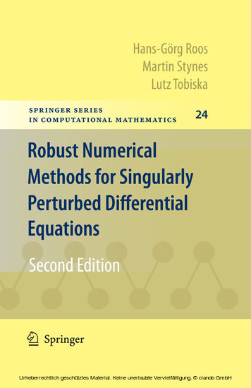 Robust Numerical Methods for Singularly Perturbed Differential Equations main product photo