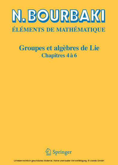 Groupes et algèbres de Lie main product photo