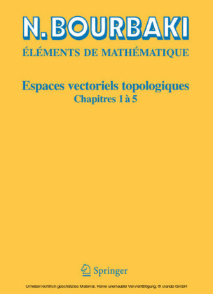 Espaces vectoriels topologiques