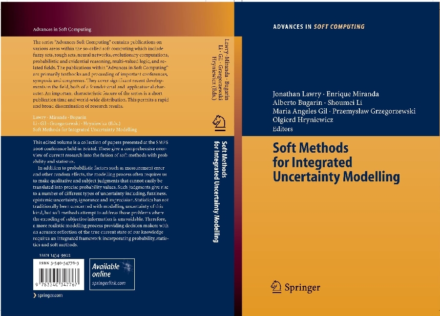 Soft Methods for Integrated Uncertainty Modelling main product photo
