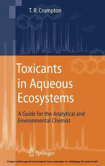 Toxicants in Aqueous Ecosystems main product photo